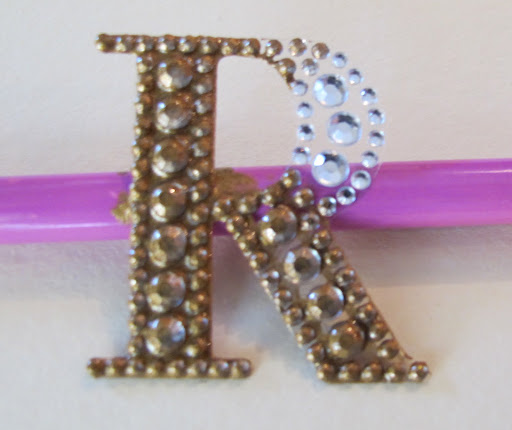 DIY bling bling letter!  Letter a crafts, Bling ideas, Cute crafts