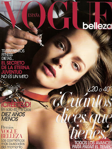 Daria Werbowy para Vogue Belleza España (Noviembre 2011)
