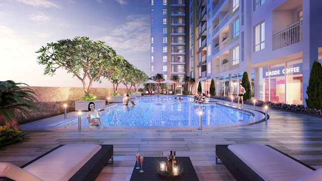 Hồ bơi thủy lực Sunshine tại Viva Riverside Ho boi thuy luc tai du an can ho viva riverside