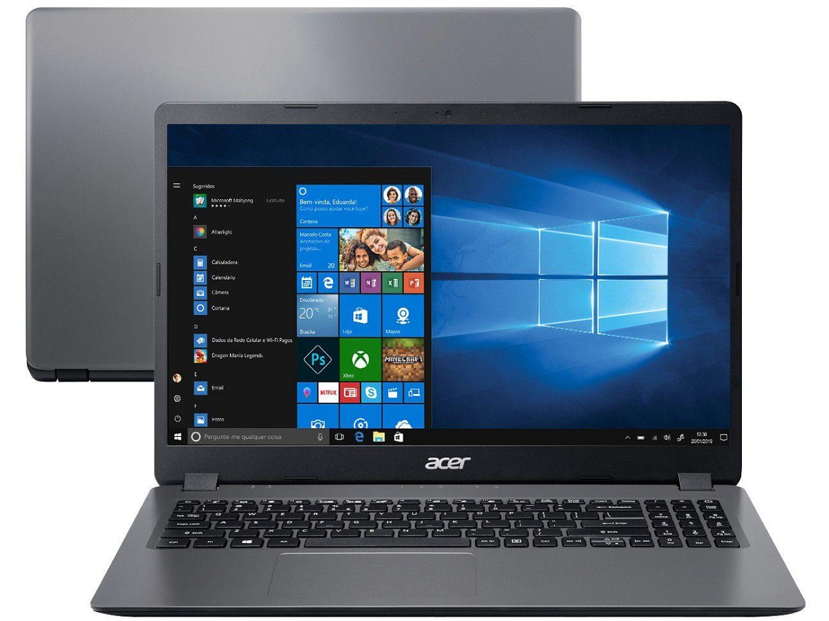 Melhor notebook até 5000 reais modelo Acer Aspire 3 A315-56-3090
