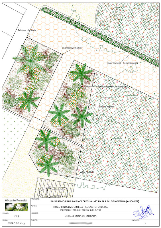 diseño de jardín paisajismo proyecto de jardín bajo mantenimiento césped semillas bajo coste planos de jardinería