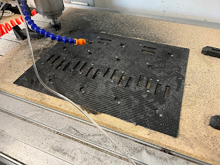 carbon fiber plate on CNC