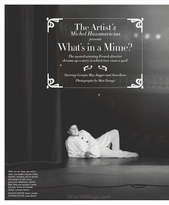 what's in a mime? - Harpers Bazaar April 2012
