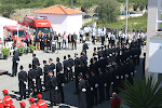 Cerimónia no quartel dos bombeiros
