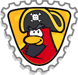 Club Penguin Rockhopper Stamp