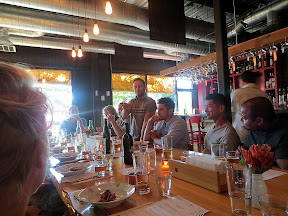 Smallwares Breakside Brewery dinner, Brewer Ben Edmunds chatting about the beer
