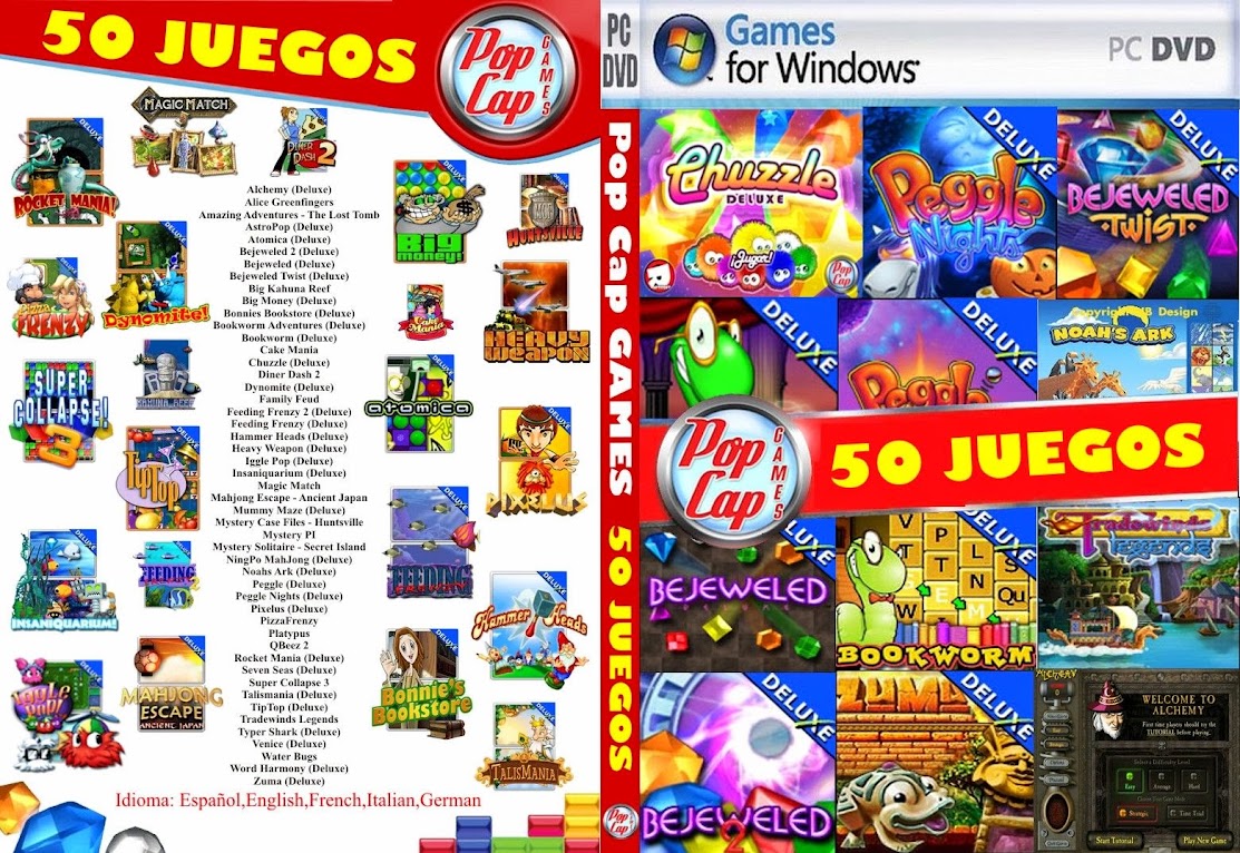 Popcap games collection 50 juegos mega 1 link