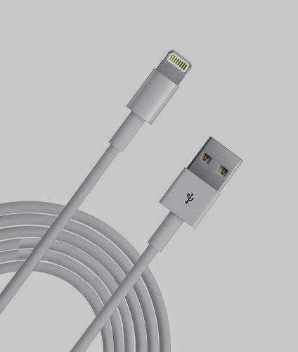  G-Cord (TM) 10 Feet Extra Long Extended 8 Pin USB Sync Data Charging Cable Cord Wire for iPhone 5, iPhone 5c, iPhone 5s, iPod Nano 7, iPod Touch 5 iOS 7 Compatible (White)