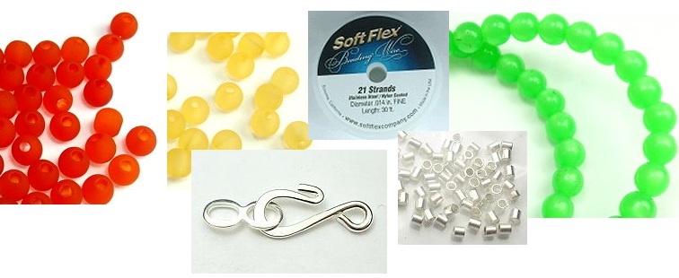 Materials for Making a Lucite Necklace
