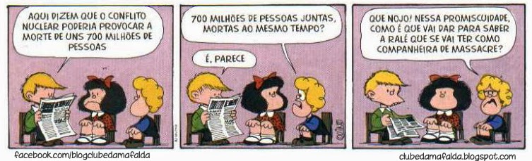 Clube da Mafalda:  Tirinha 725 