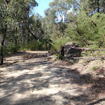 Gate to Toby's Rill The Oaks Fire Trail (74079)