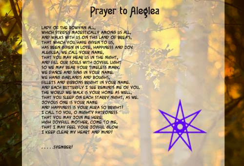 Aleglea Prayer