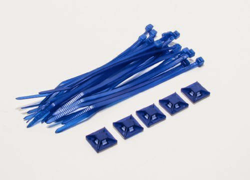  mod/smart 7in. Tie Wrap Kit- UV Blue