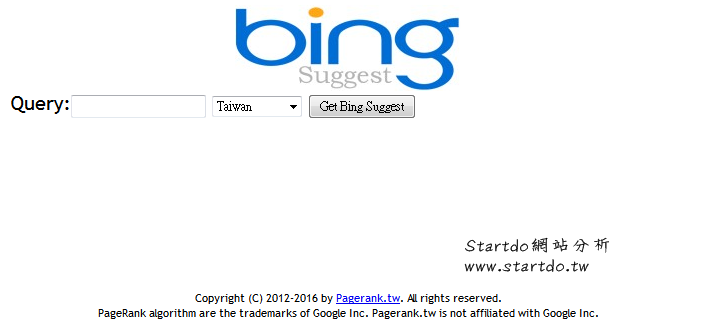 SEO關鍵字搜尋工具-startdo