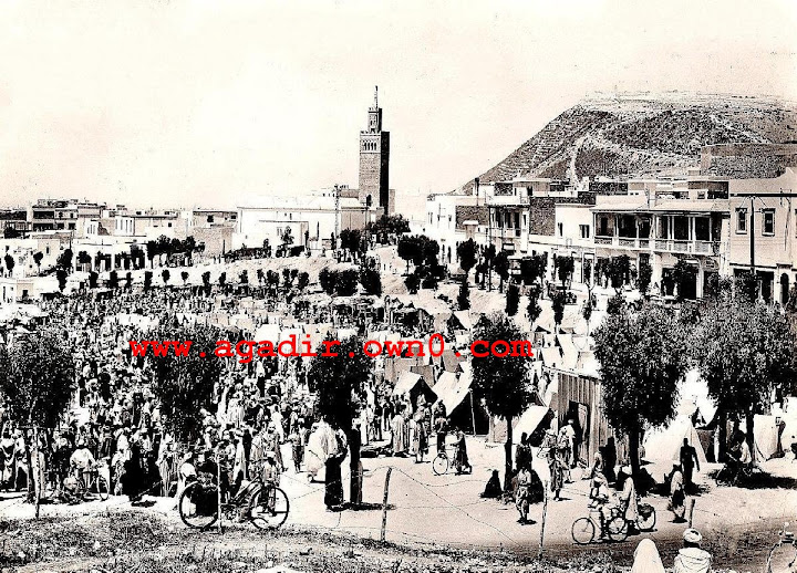 مسجد تالبرجت قبل وبعد الزلزال Uiytuit