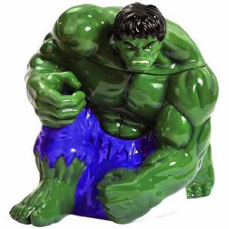  Special Gift Marvel 10.25 Inch Incredible Hulk Collectible Cartoon Superhero Cookie Jar