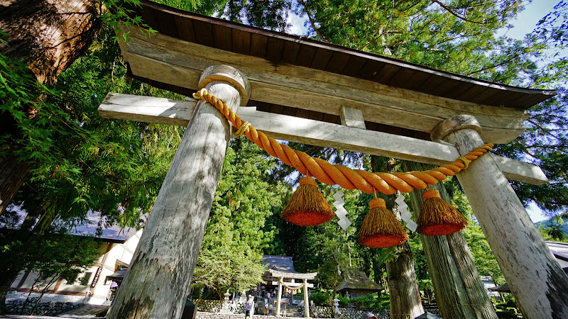 白川郷 白川八幡宮 写真