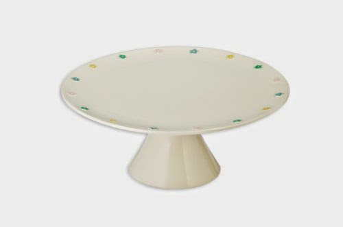 12 Posies Ceramic Cake Stand