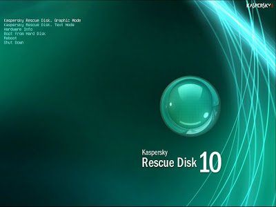 Quitar virus de la polica mediante Kaspersky Rescue Disk