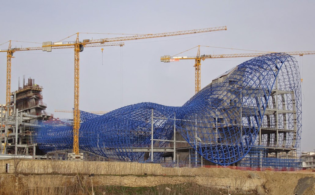 Giải pháp kết cấu giàn không gian sử dụng trong công trình Trung tâm văn hóa Heydar Aliyev Giải pháp kết cấu giàn không gian sử dụng trong công trình Trung tâm văn hóa Heydar Aliyev