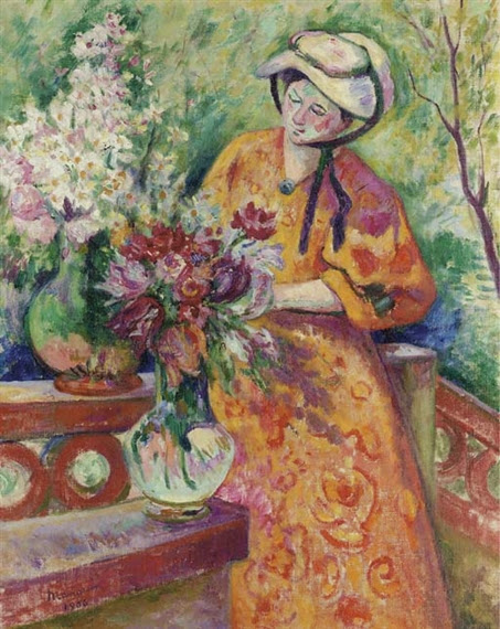 Henri-Charles Manguin - La Bouquetière