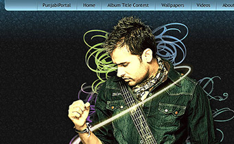 Amrinder Gill’s Album  Website