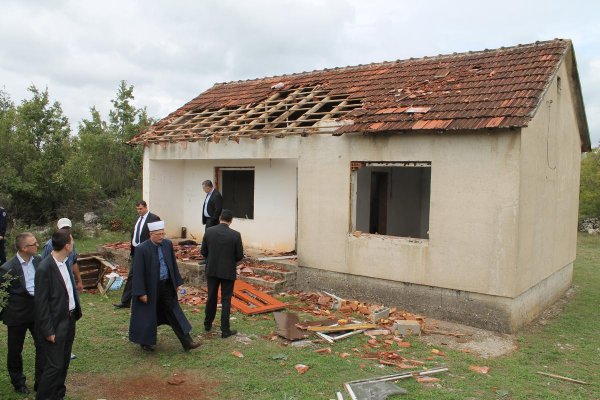 Porušena kuća bošnjačkih povratnika u Čitluku