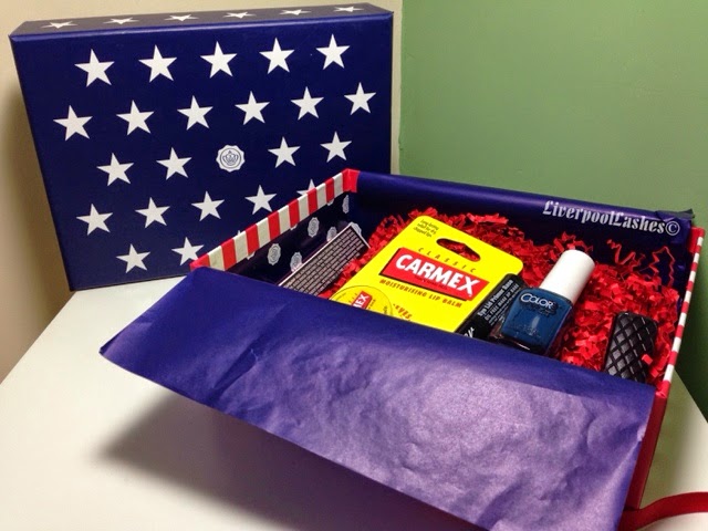 Glossybox uk july 2014 american edition stars and stripes