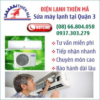 Dịch vụ sửa máy lạnh tận nhà tại quận 3