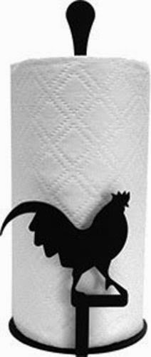  Wrought Iron Counter Top Rooster Paper Towel Holder