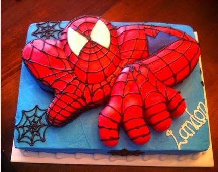 Spiderman Birthday Cakes