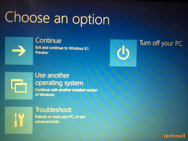 Step 7: Now you will be taken to the next menu where you have to select the “Advanced Options” that appears at the bottom of the list before you.