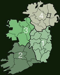 Provinces Irelande