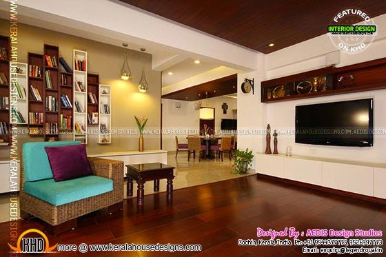 Finished interior designs in Kerala