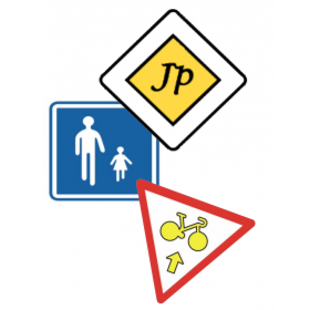 Auto-école JP logo