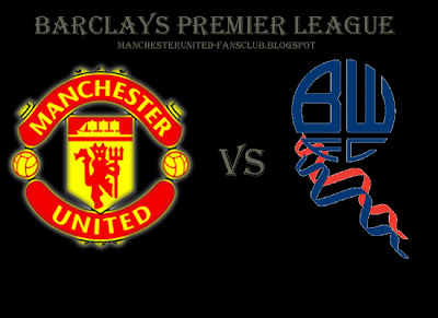 Barclays premier league Manchester United vs Bolton Wonderers