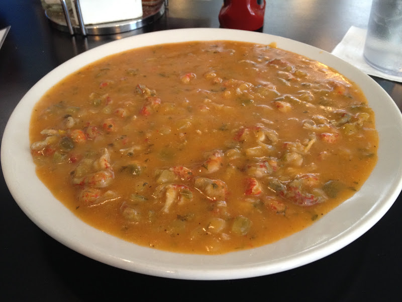 Crawfish etouffee from Liuzza by the Track
