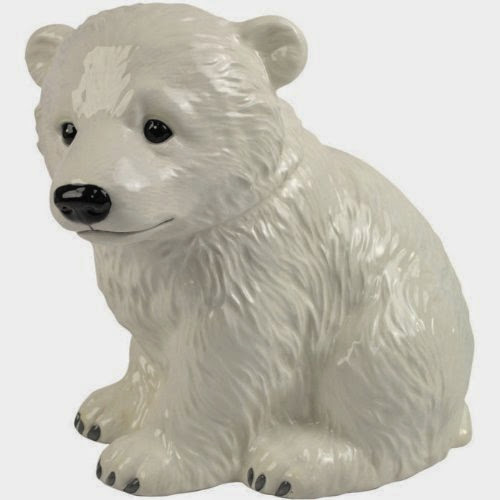  Westland Giftware Kookie Jars Polar Bear Cub Cookie Jar, 9-1/2-Inch