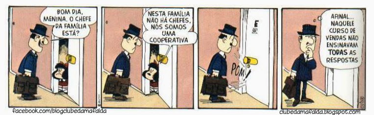 Clube da Mafalda:  Tirinha 689 