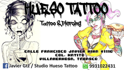 Studio Hueso Tattoo, Local 1 86000, Av. 27 de Febrero 1034, Nueva Villahermosa, Villahermosa, Tab., México, Arte corporal | TAB