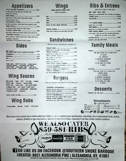 Restaurant «Southern Smoked Barbeque», reviews and photos, 8031 Alexandria Pike, Alexandria, KY 41001, USA
