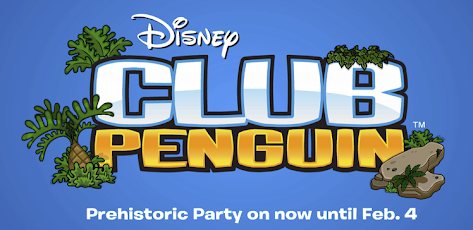 Club Penguin Blog: Prehistoric Party - On Now!