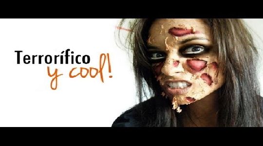 Maquillaje de halloween:Cara quemada Maquillaje de halloween:Cara quemada