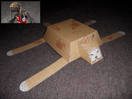 Darkling Cat Hat Papercraft