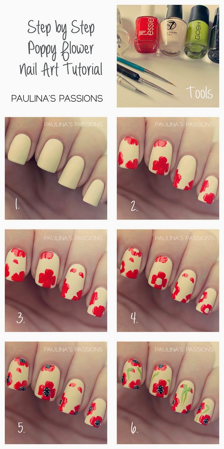 easy nail art tutorials for short nails