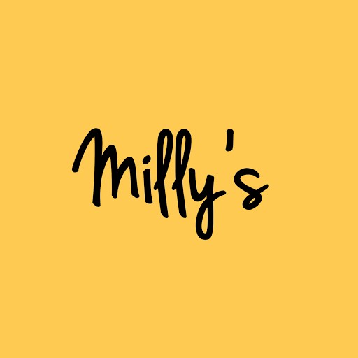 Milly's Pizza In The Pan logo