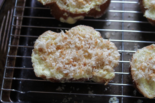 Some of the breadcrumbs will fall off so pack 'em on.