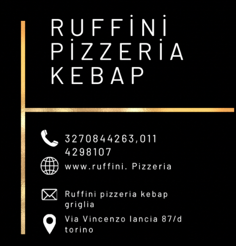 Ruffini Pizzeria - kebap e griglia specialita turca AYMP
