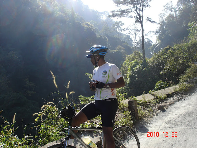 Yogesh getting a bird's eye view