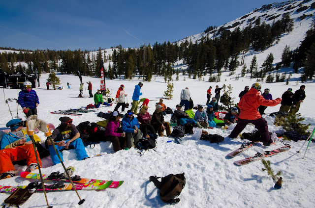 Biggest snowbench in town